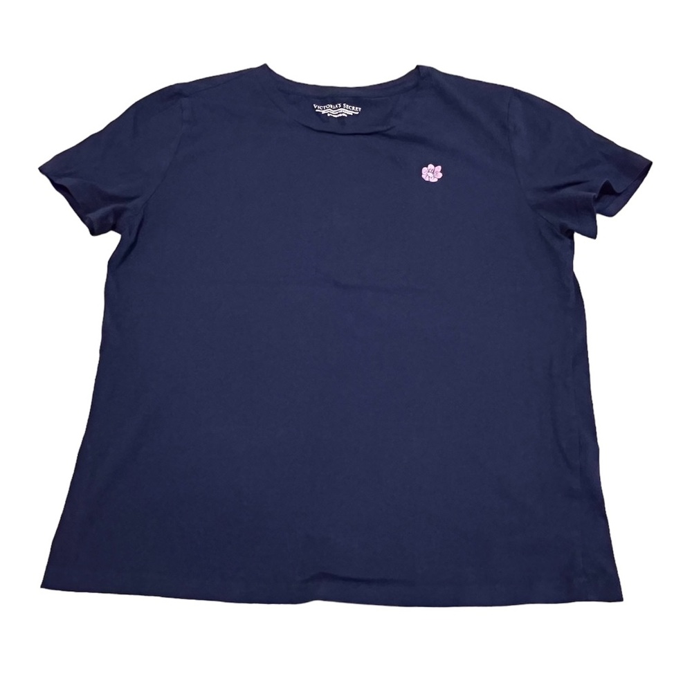 Victoria’s Secret Navy Blue Tee Sleep Shirt Size S